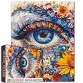 Vivid Floral Eye Jigsaw Puzzle - Tucocoo
