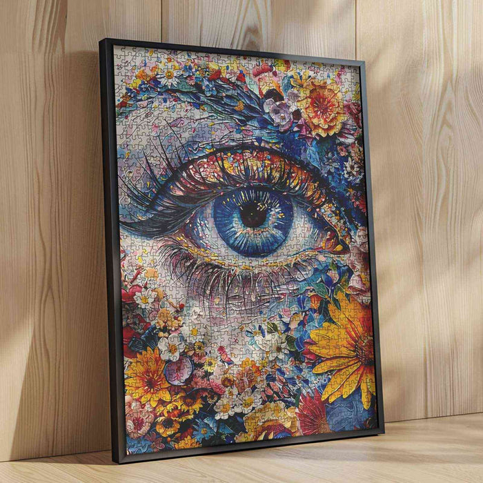 Vivid Floral Eye Jigsaw Puzzle - Tucocoo