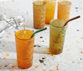 Vintage Spaghetti Glasses: set of 5 - lollygag