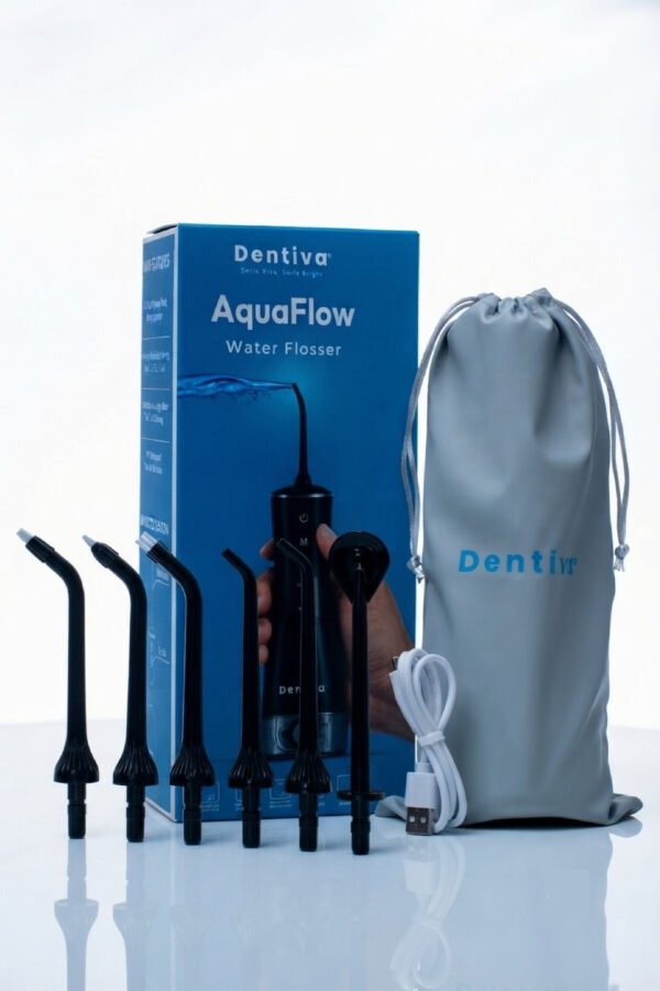Water Flosser Dentiva AquaFlow Ozone (Black)
