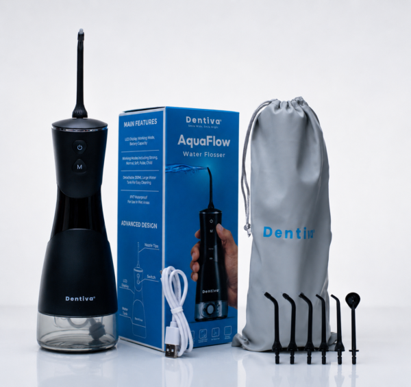Water Flosser Dentiva AquaFlow Ozone (Black)