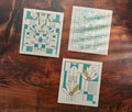 Waterlilies Swedish Dishcloth Set - Frank Lloyd Wright - Lollygag.co