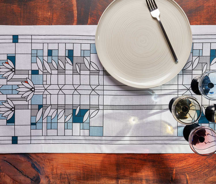 Frank Lloyd Wright Waterlilies Table Runner - Lollygag