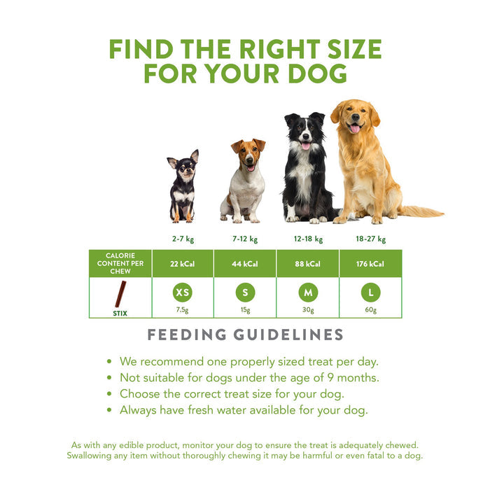 Whimzees Stix Dental Dog Treats Small 28 Pack