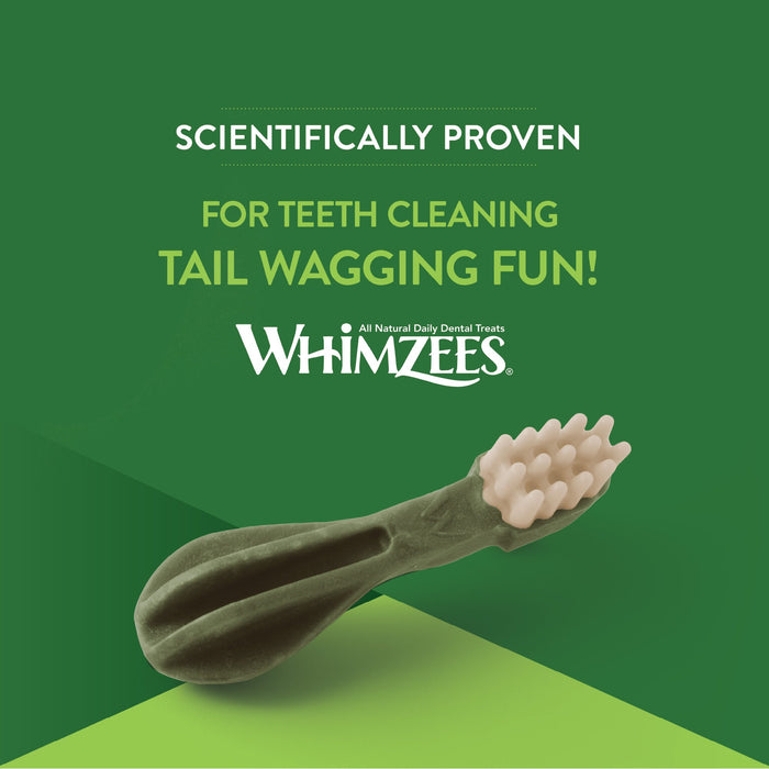 Whimzees Toothbrush Dental Dog Treats Large 30 Pack