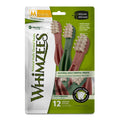 Whimzees Toothbrush Dental Dog Treats Medium 12 Pack-Habitat Pet Supplies