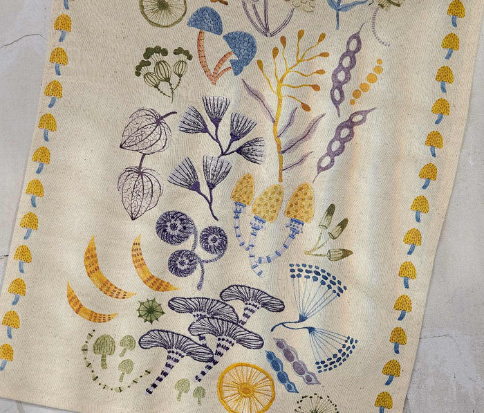 Wildgrove Printed Embroidered Dishtowel Single - Lollygag.co
