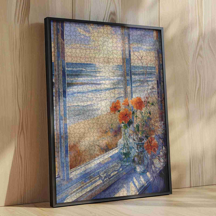 Window Light and Sea Jigsaw Puzzle