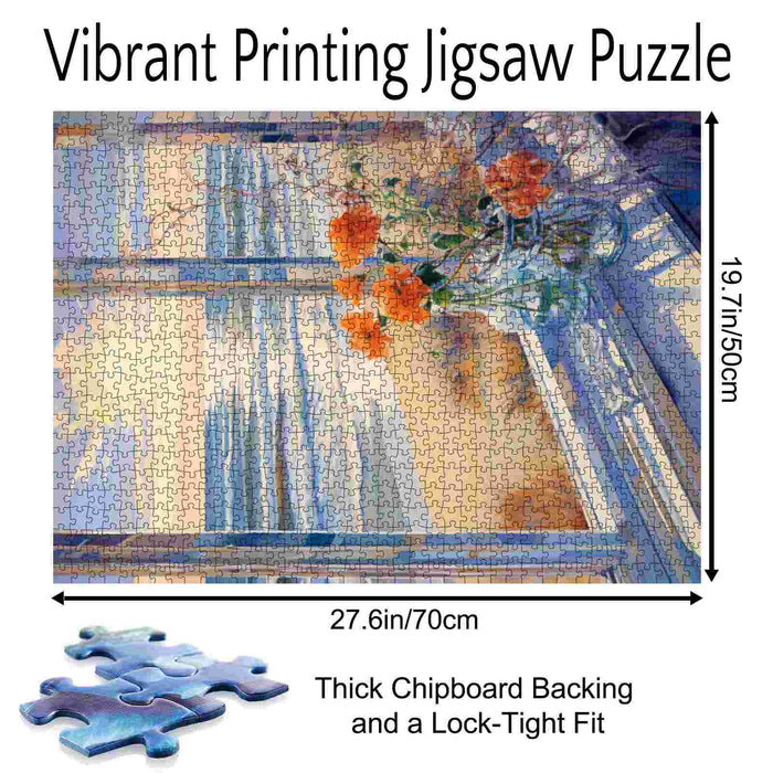 Window Light and Sea Jigsaw Puzzle