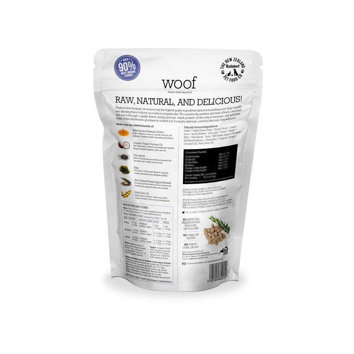 Woof Freeze Dried Dog Food Lamb 280g