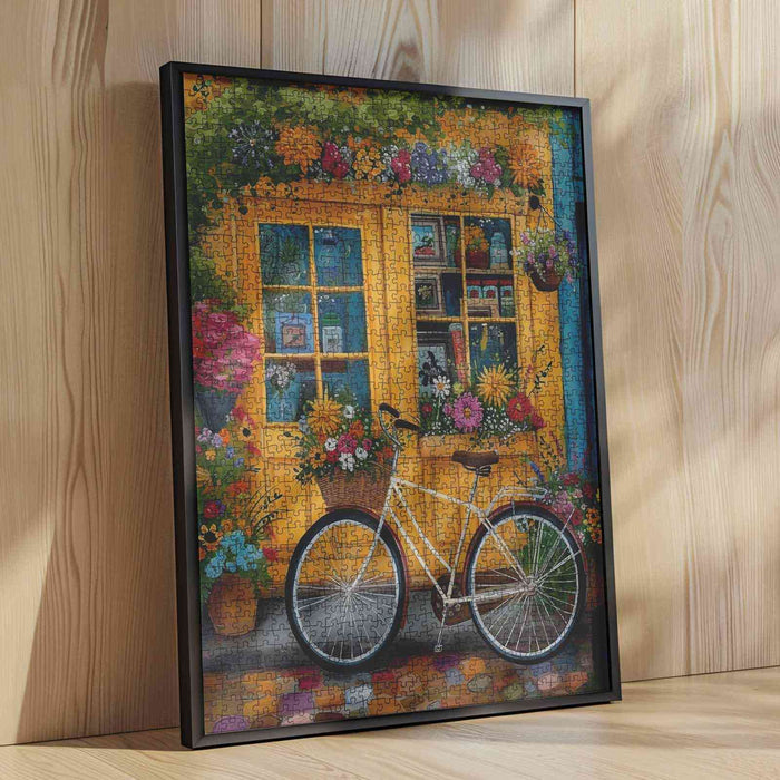Yellow Window Bloom Jigsaw Puzzle