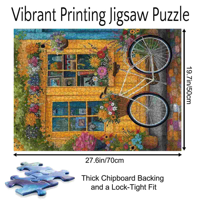 Yellow Window Bloom Jigsaw Puzzle