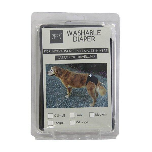 ZeeZ Washable Dog Diaper Large-Habitat Pet Supplies