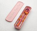 Ombre reusable travel flatware set - lollygag