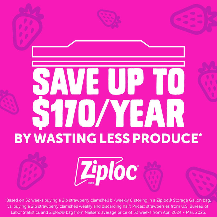 Ziploc Seal Top Quart Bags, 216 Count