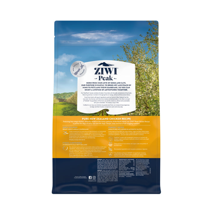 ZIWI Peak Air Dried Chicken Recipe Dog Food 1kg