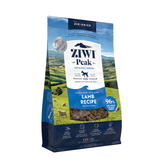 ZIWI Peak Air Dried Lamb Recipe Dog Food 4kg-Habitat Pet Supplies