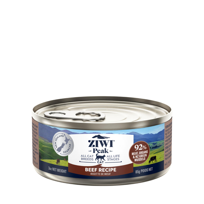 ZIWI Peak Wet Beef Recipe Cat Food 85g x 24-Habitat Pet Supplies