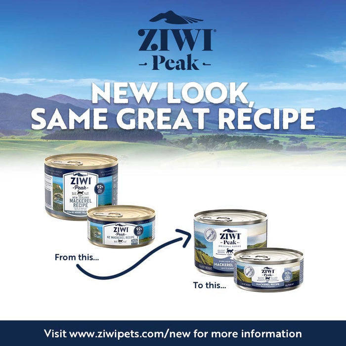 ZIWI Peak Wet Mackerel Recipe Cat Food 185g x 12