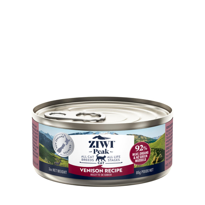 ZIWI Peak Wet Venison Recipe Cat Food 85g x 24-Habitat Pet Supplies